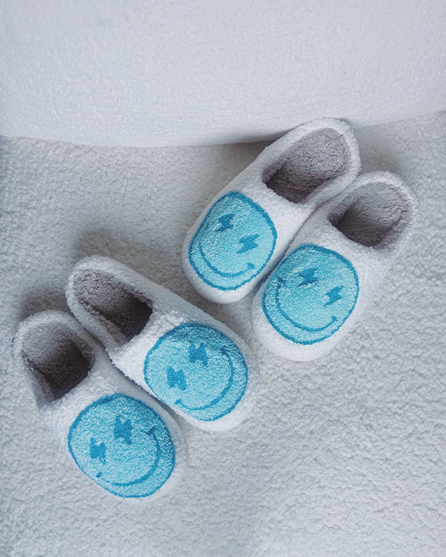 Lightning Smiley Slippers