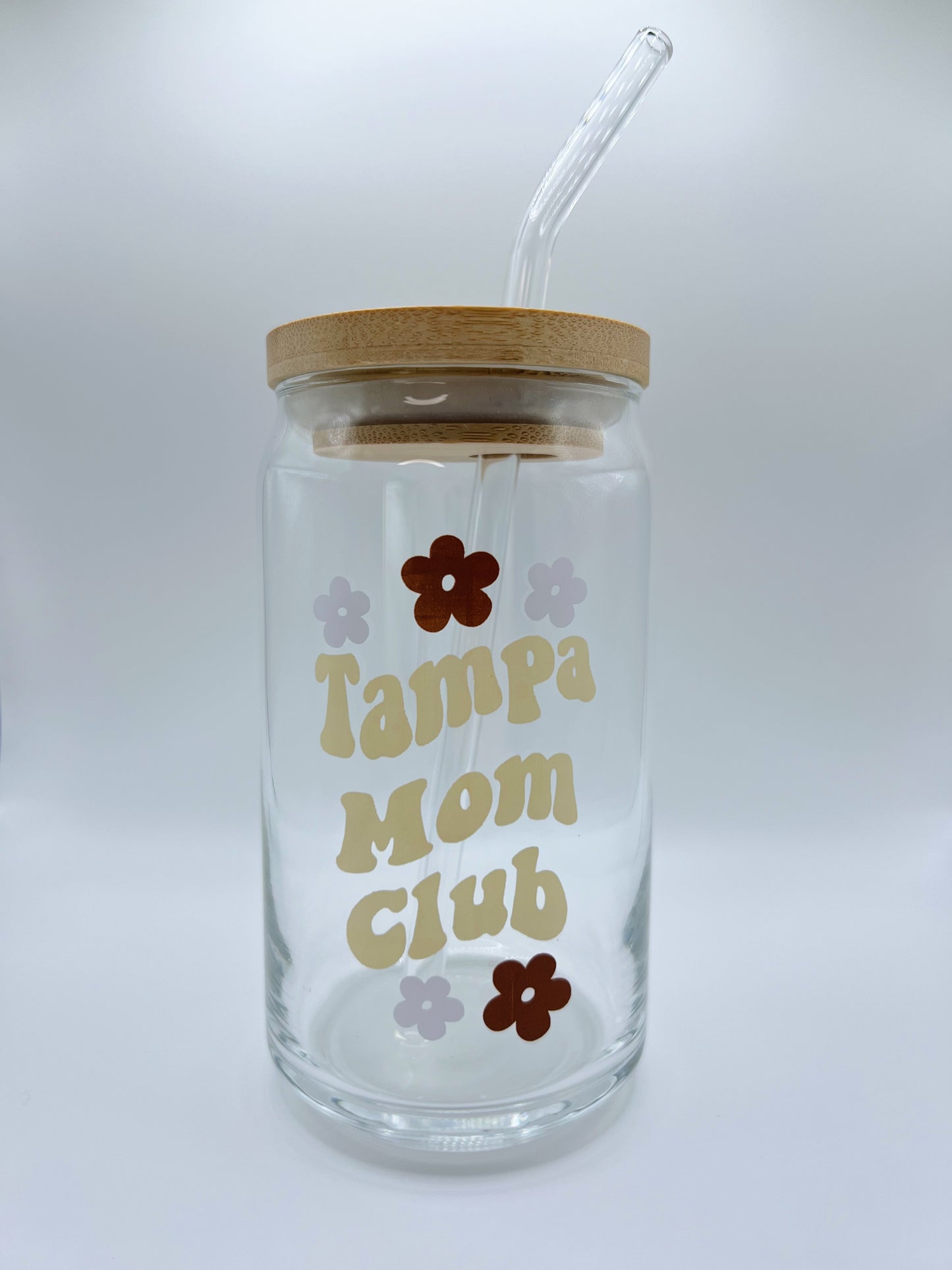 Tampa Mom Club Glass Tumbler