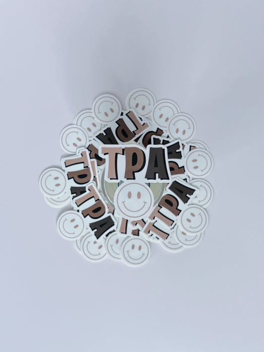 TPA Smiley Sticker