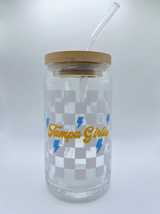 Tampa Girlie Glass Tumbler