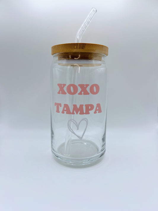 XOXO Tampa Glass Tumbler